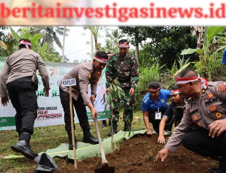 Polres Badung Gelar Aksi Tanam Seribu Pohon
