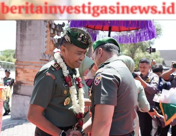 Estafet Kepemimpinan, Tradisi Tepung Tawar Sambut Kehadiran Pangdam Udayana