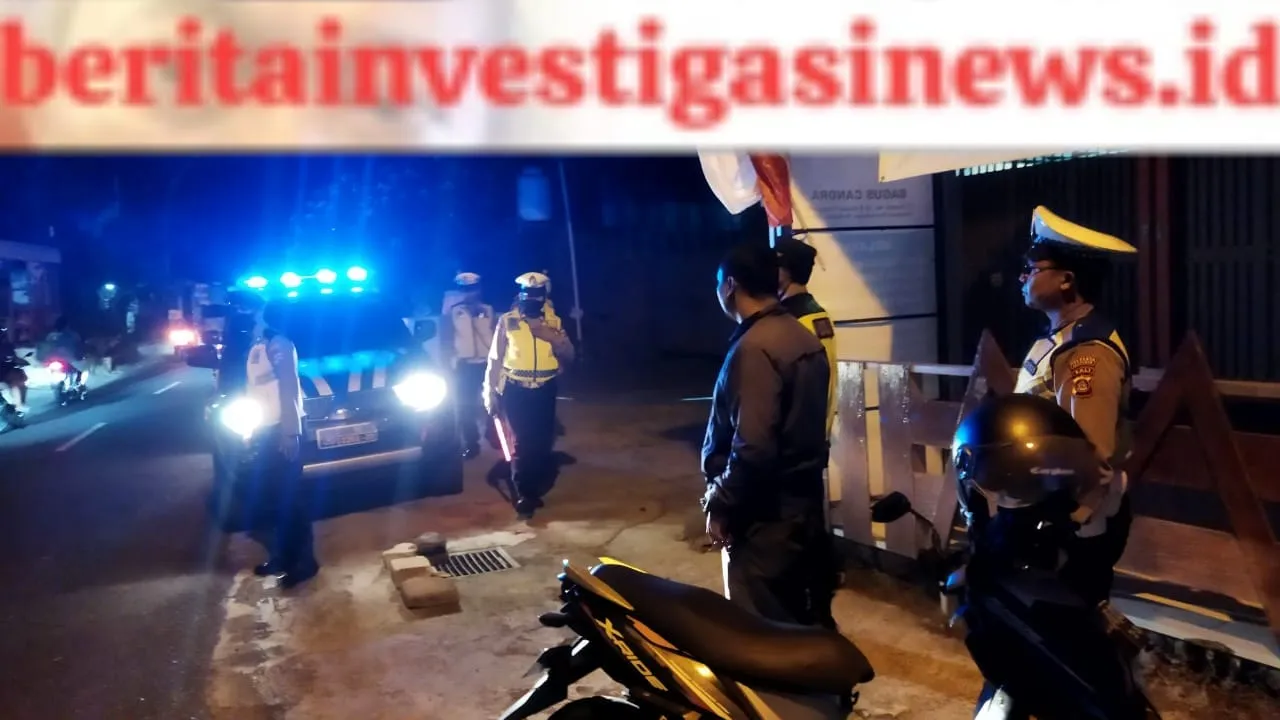 Rutinitas Blue Light Patrol Polsek Dentim Ciptakan Kamtibmas Aman Kondusif