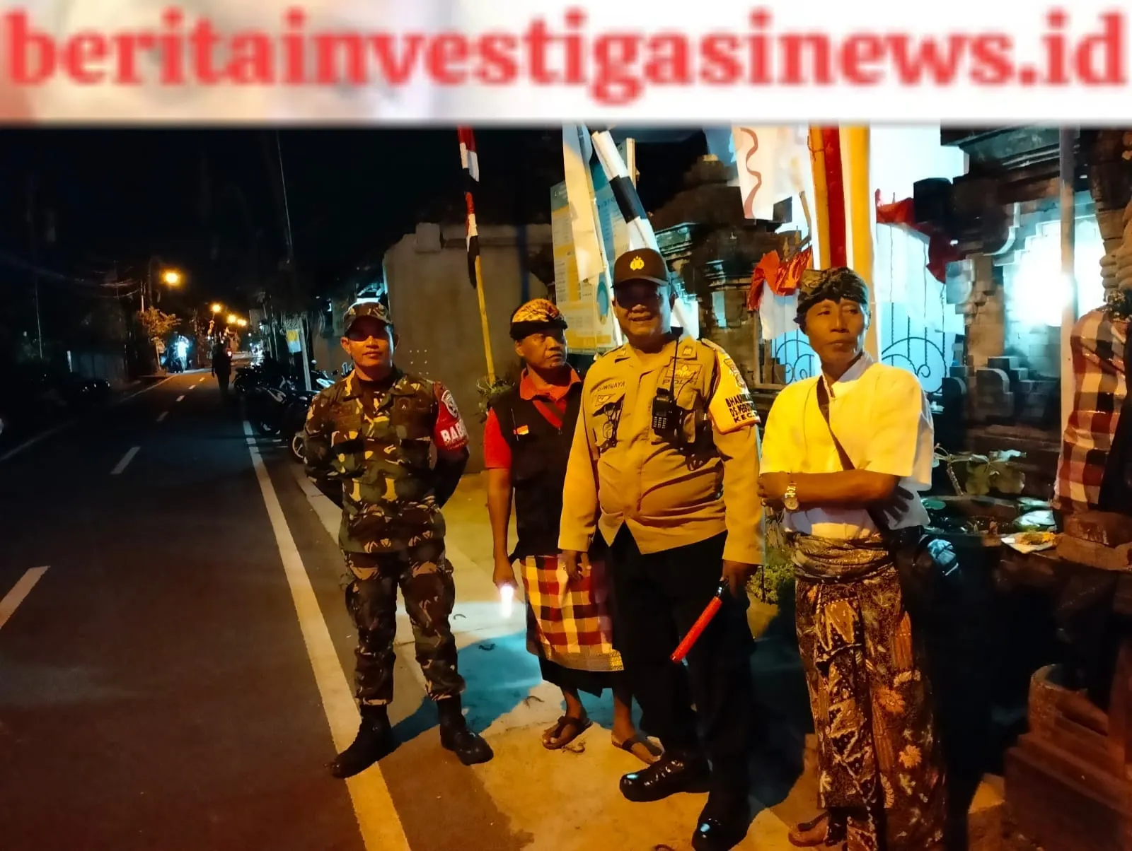 Kapolsek Denut: “Bhabinkamtibmas Polri juga Melaksanakan Blue Light Patrol"