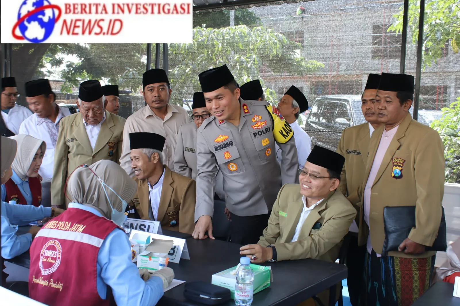 Bakti Kesehatan dan Bakti Sosial Polres Nganjuk untuk Ulama Kamtibmas dan Tokoh Masyarakat