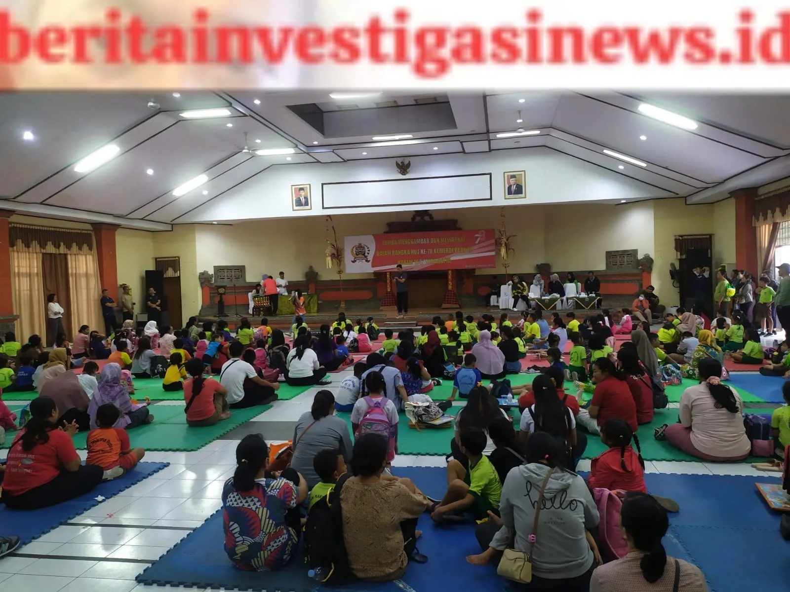 Korem 163/WSA Gelar Lomba Menggambar dan Mewarnai Rangkaian HUT ke-78 RI 2023