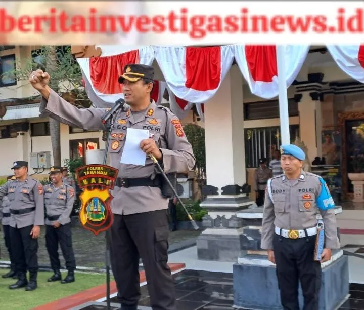 Empat Personil Polres Tabanan Diganjar Penghargaan Melebihi Panggilan Tugas