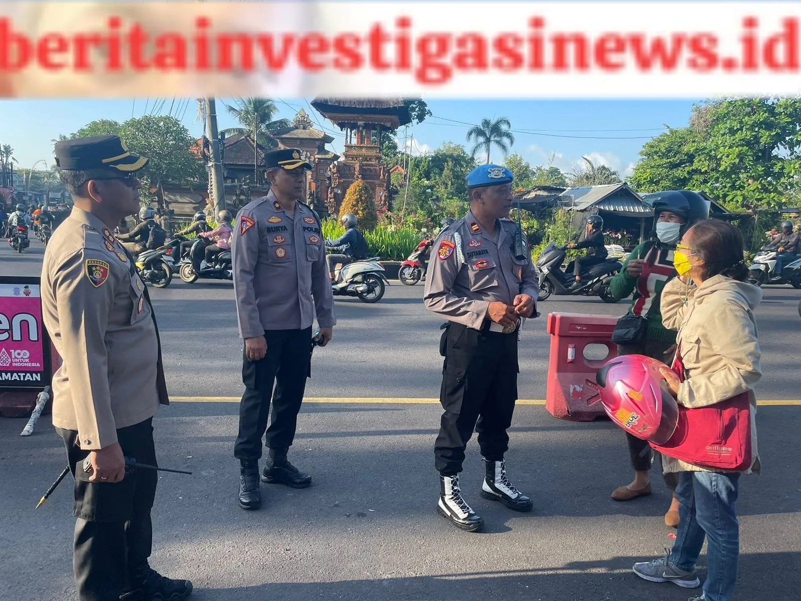 Awasi Pelaksanaan PH Pagi, Kapolres Badung Turun Langsung di Jalan