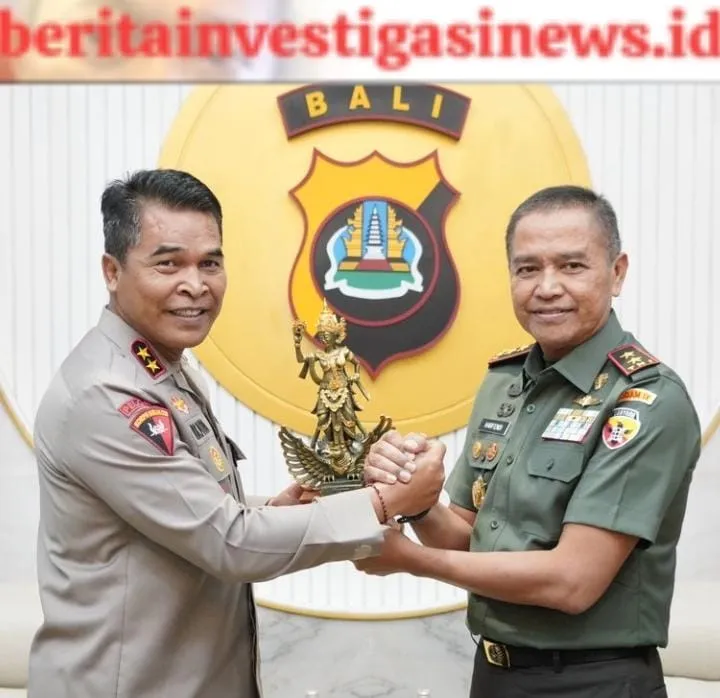 Sinergisitas Kodam Udayana Bersama Polda Bali Siap Dukung dan Mengamankan Pemilu