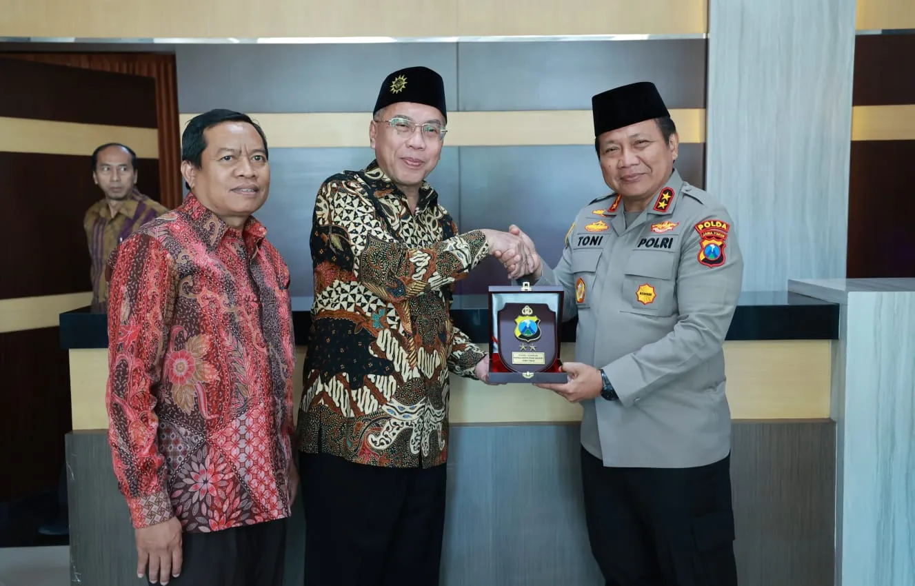 Polda Jatim Silaturahmi Dengan PW Muhammadiyah Jatim Perkuat Sinergitas Demi Terjaganya Kamtibmas Kondusif