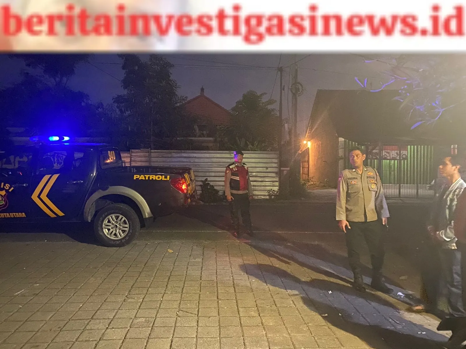 Minimalisir Aksi Kriminalitas Polsek Kuta Utara Tingkatkan Patroli Blue Light