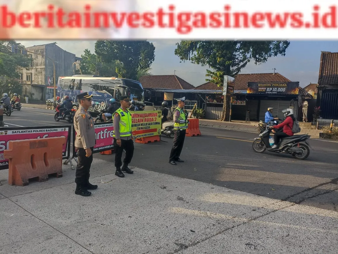 Kapolres Teguh Priyo Wasono Pantau dan Turun Atur Arus Lalulintas