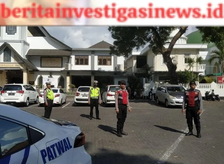 Ibadah Rutin Umat Kristiani, Polres Kawban Ngurah Rai Perketat Pengamanan