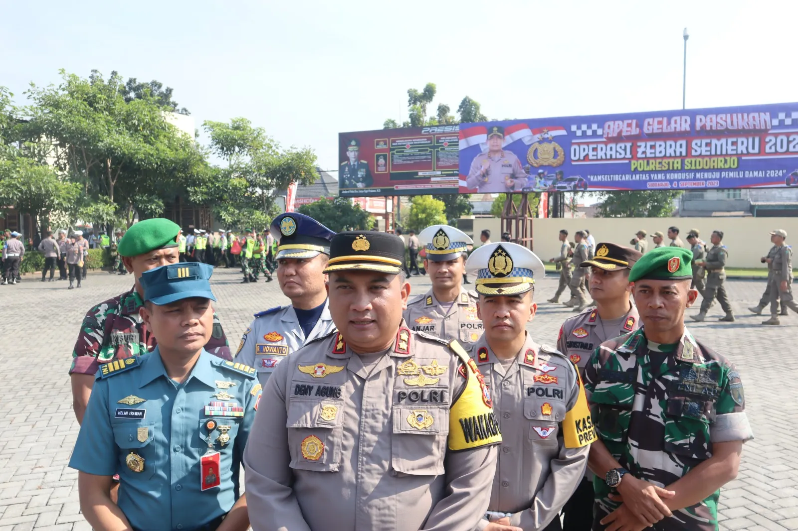 Operasi Zebra Semeru 2023, Polresta Sidoarjo Siap Wujudkan Kamseltibcarlantas Yang Kondusif