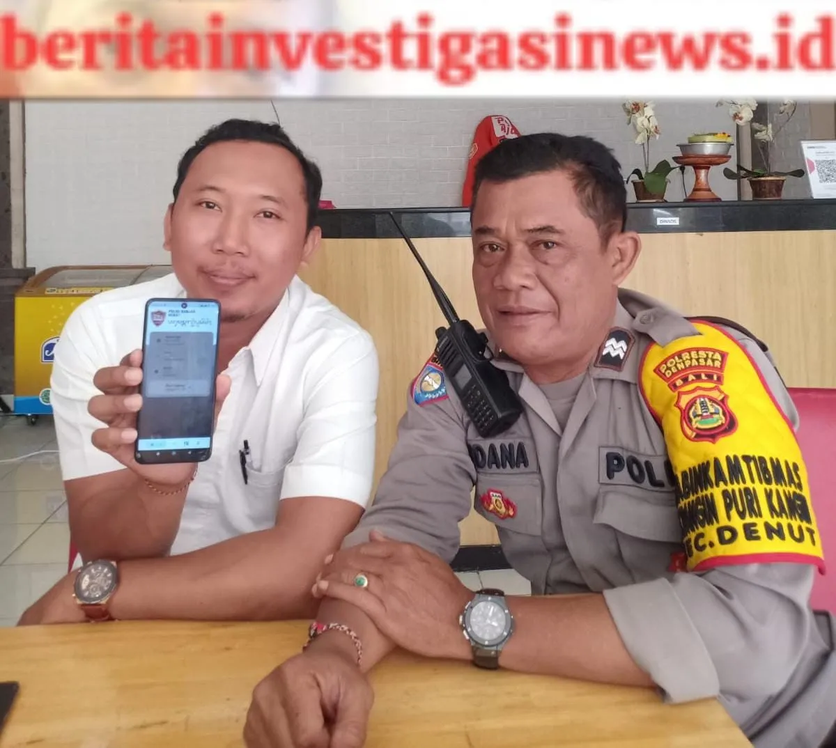 Bhabinkamtibmas Polsek Denut Gencarkan Sosialisasi Polisi Banjar Hebat kepada Warga