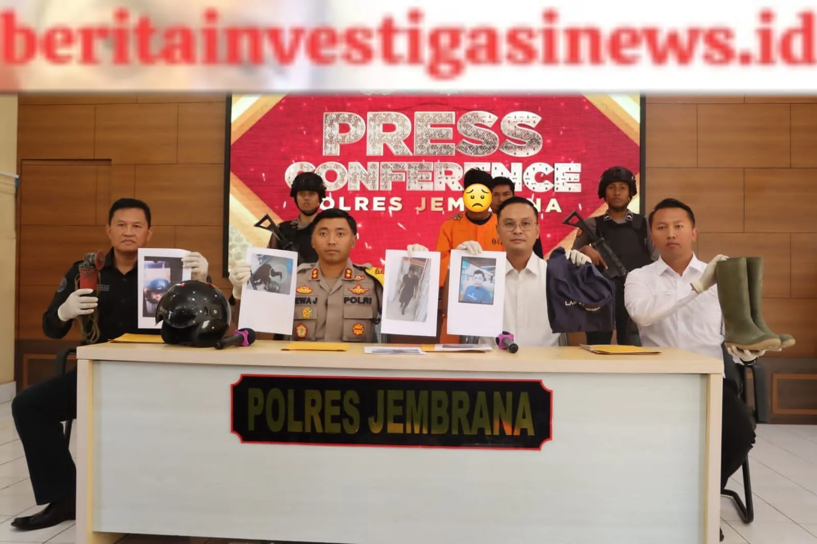 Kapolres Jembrana Gelar Kasus Percobaan Pembobolan ATM
