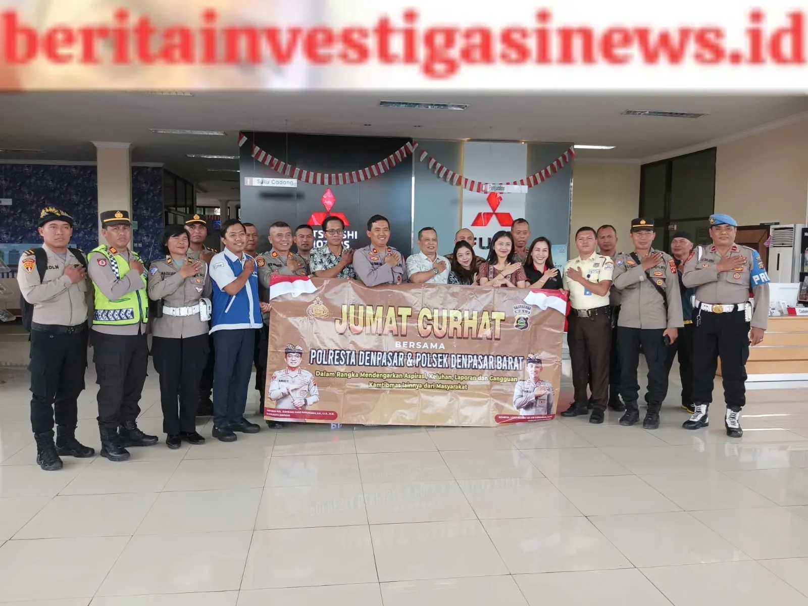Lebih Dekat Dengan Masyarakat Polsek Denpasar Barat Rutin Gelar Jumat Curhat