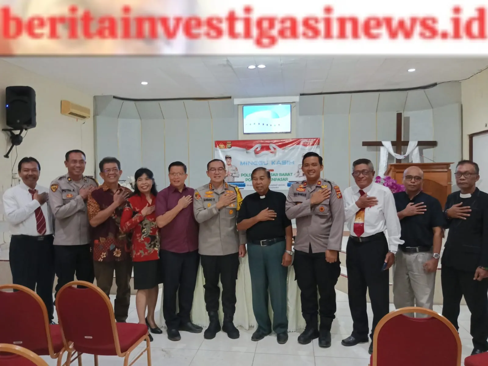 Polsek Denbar Gabung Polresta Denpasar Gelar Minggu Kasih Bangun Kedekatan Masyarakat