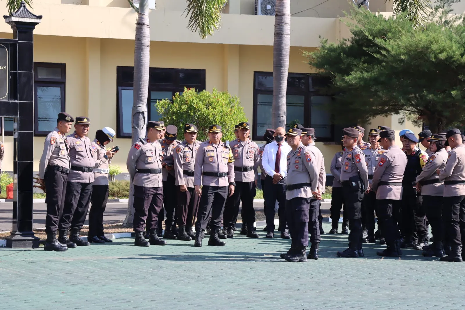 Polres Magetan Terjunkan 619 Personel Gabungan Amankan Pilkades Serentak di 30 Desa
