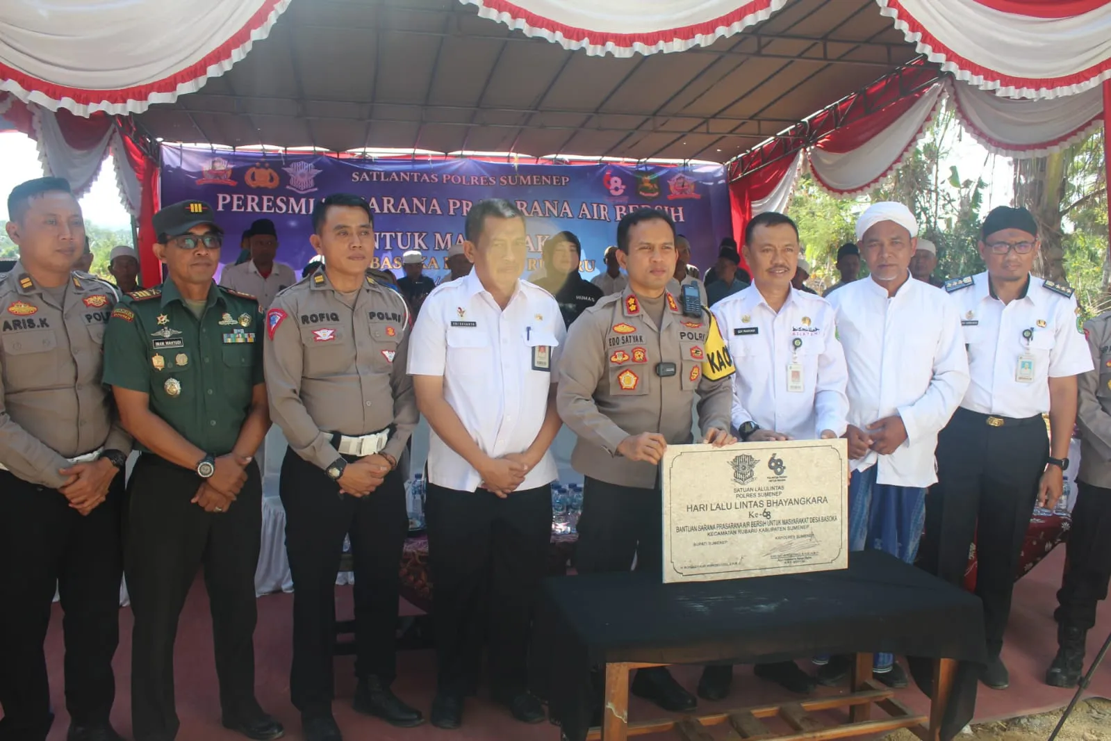 Antisipasi Dampak El Nino, Polres Sumenep Bangun Sumur Bor untuk Warga