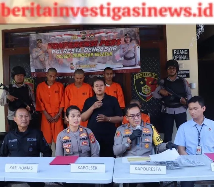 Polsek Densel Amankan Komplotan Pelaku Curanmor, Sudah Beraksi Dipuluhan TKP