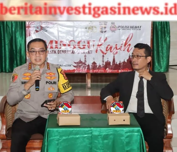 Kapolresta Denpasar Sambangi Gereja HKBP Denpasar Jalin Silaturahmi Lewat Minggu Kasih