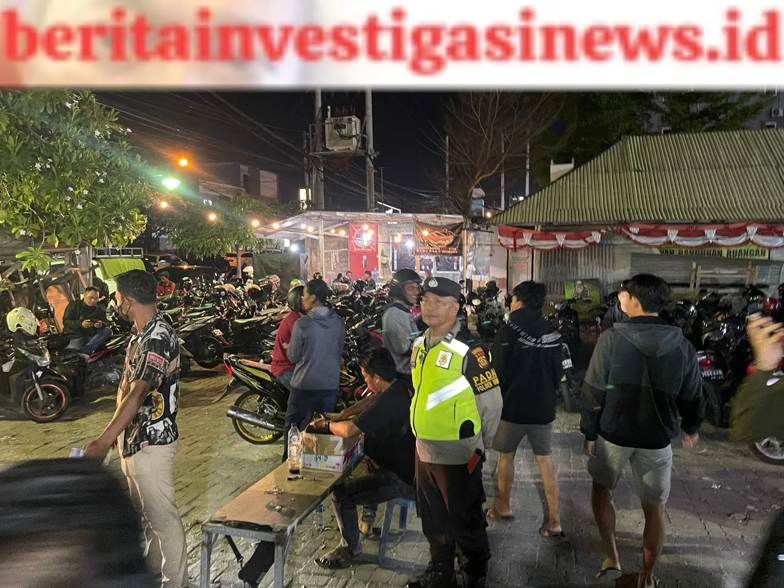 Bluelight Patrol Polsek Denpasar Barat Amankan Wilayah Dari Gangguan Kamtibmas