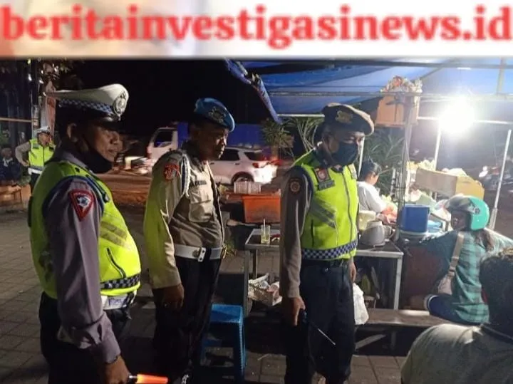 Upaya Antisipasi Kerawanan Malam Hari Polsek Dentim Rutinkan Blue Light Patrol