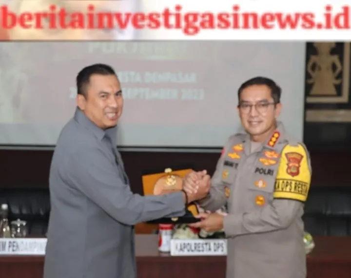 Peserta Didik Sespimmen Polri Dikreg ke-63 TA 2023 KKP di Polresta Denpasar