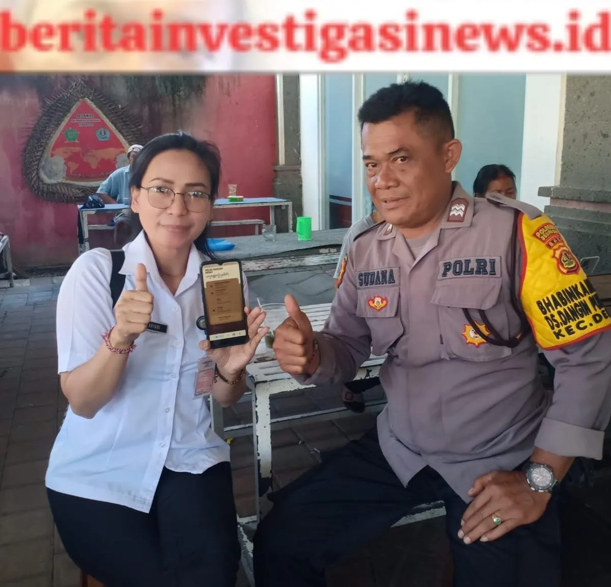 Bhabin Polsek Denut Gencarkan Sosialisasi Polisi Banjar Hebat Kepada Warga