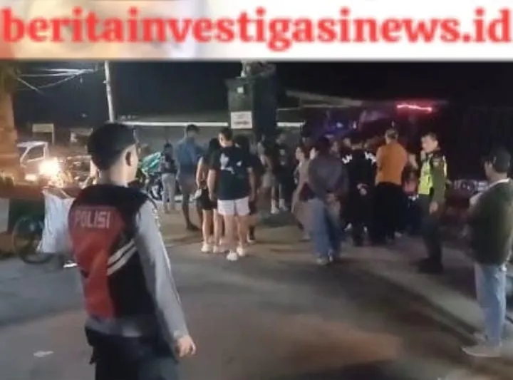 Samapta Polsek Kuta Utara Patroli Bluelight Sasar Bubaran Pengunjung Tempat Hiburan