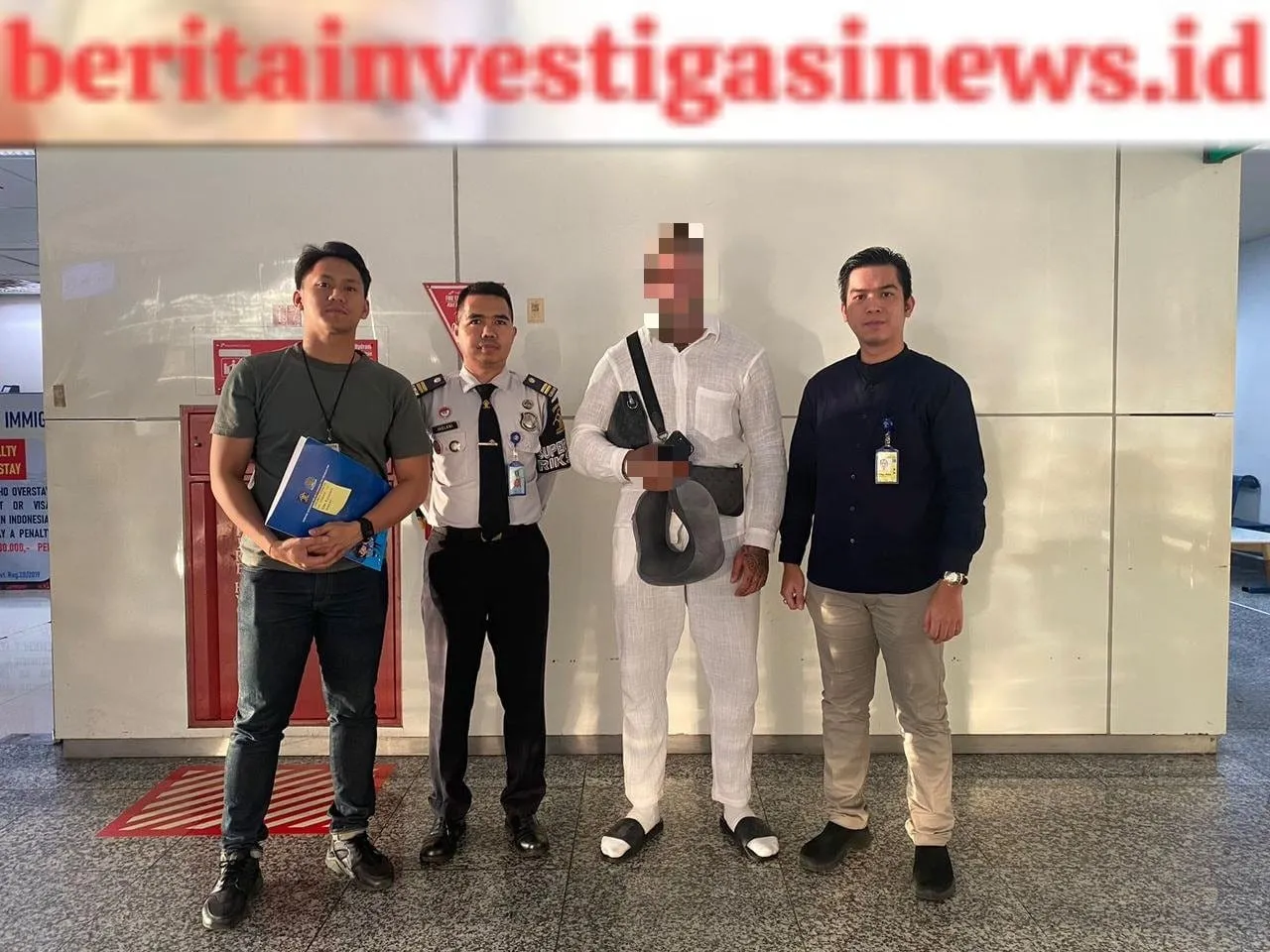 Imigrasi Ngurah Rai Deportasi Bule Inggris Yang Lakukan Tindak Kekerasan Terhadap Polisi