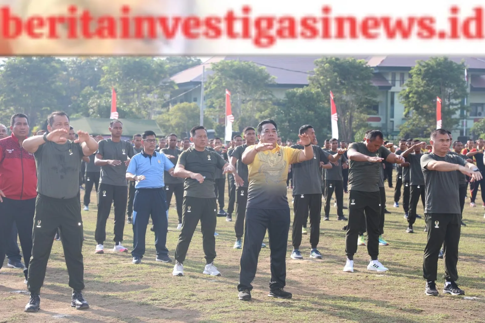 Olahraga Bersama Wujud Nyata Sinergisitas TNI-POLRI