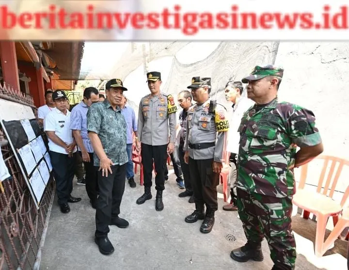 Tahap Pemungutan Suara Pilkel Serentak Dipantau Polres Buleleng Bersama Forkopimda