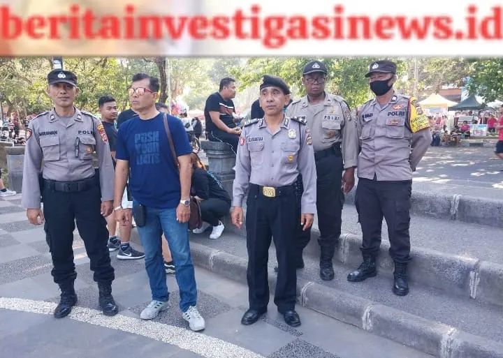 Polsek Dentim Berikan Pengamanan pada Kegiatan 'Ezzy Run 2023 dengan 1200 Peserta