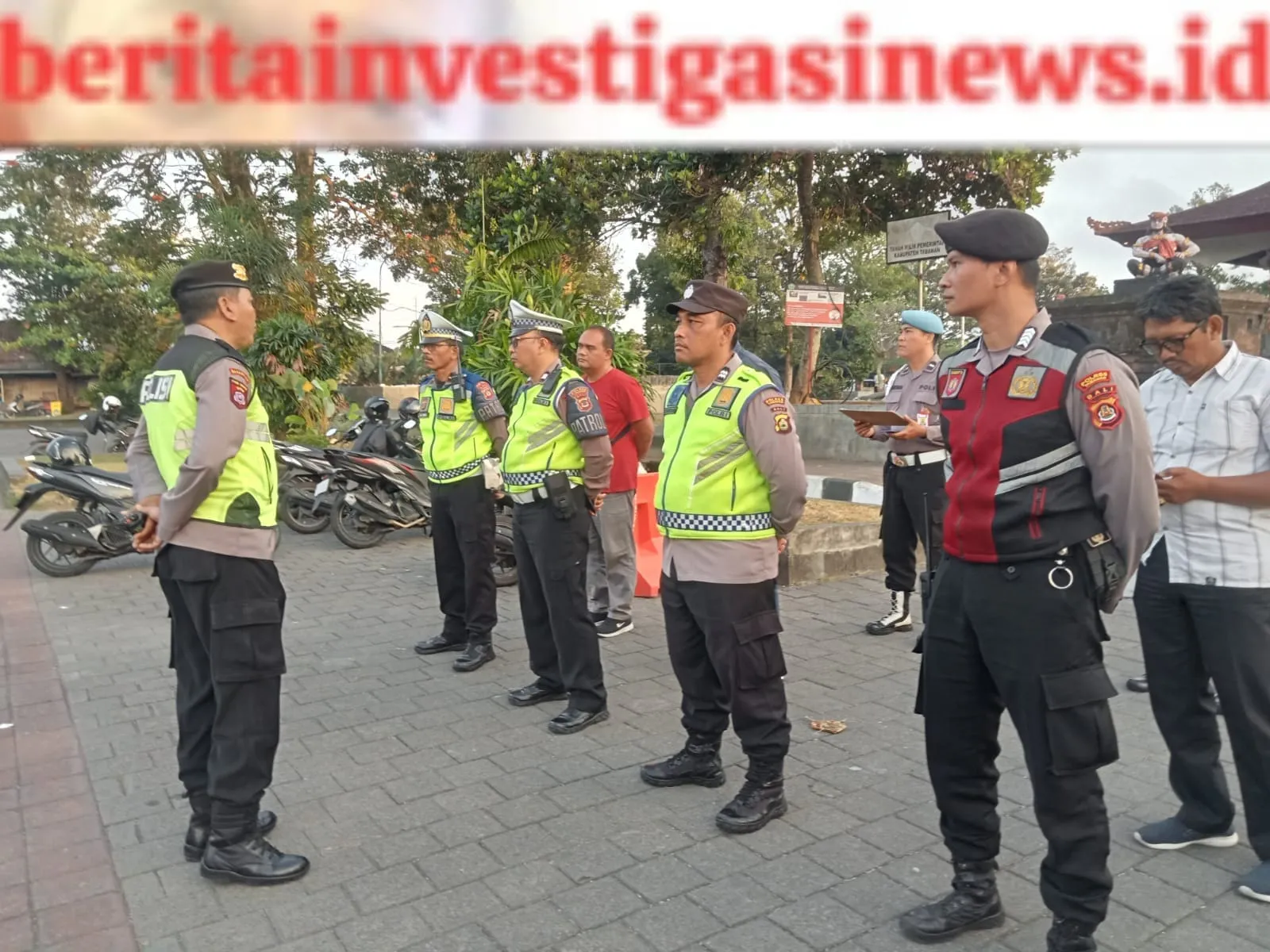 Pengambilan Sumpah dan Pelantikan Empatbelas Perbekel Terpilih Diamankan Polres Tabanan