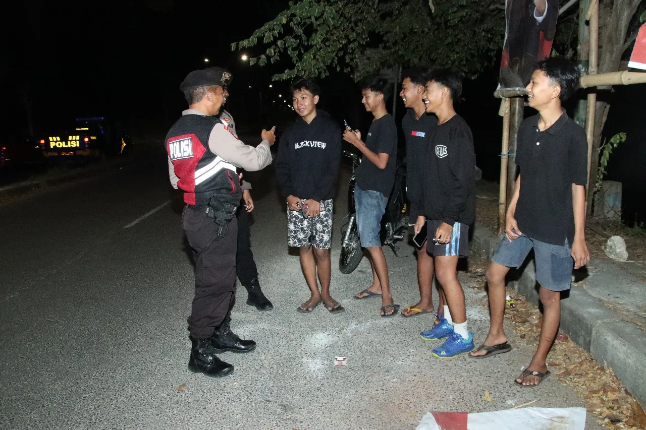 Gelar Patroli, Polres Bangkalan Antisipasi Balap Liar dan Tawuran Remaja