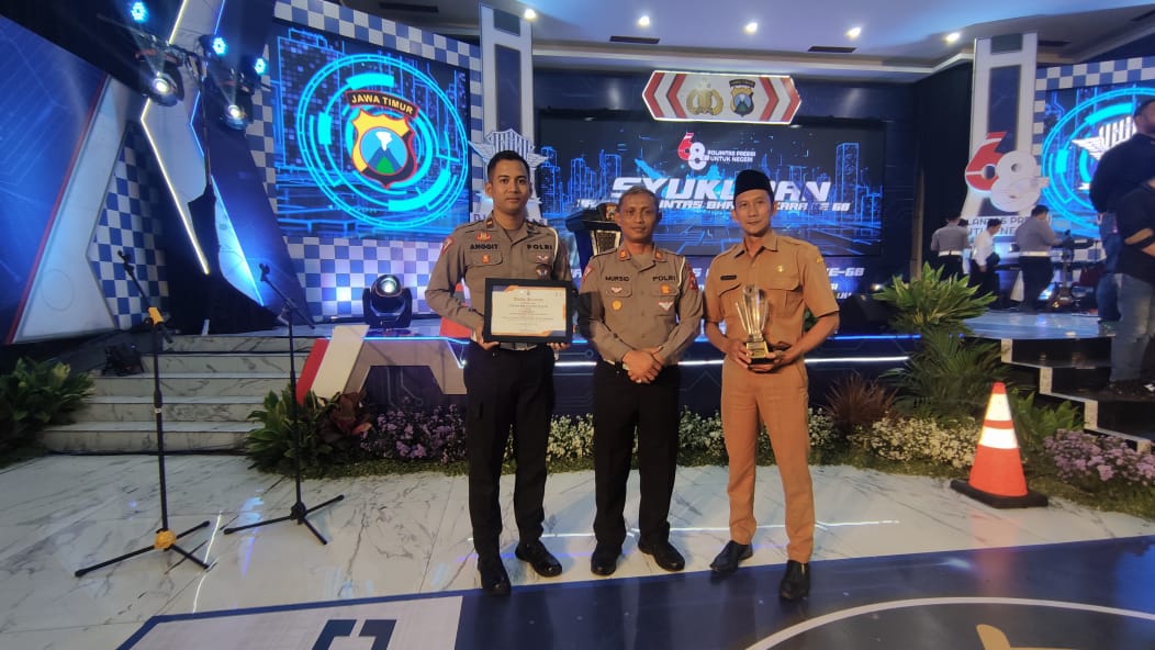 Satlantas Polres Blitar Raih Juara 1 Lomba Kampung Tertib Lalu-lintas