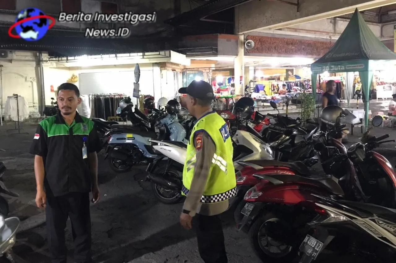 Patroli Cahaya Biru Polsek Denut Malam Hari Sasar Titik Rawan Kriminal