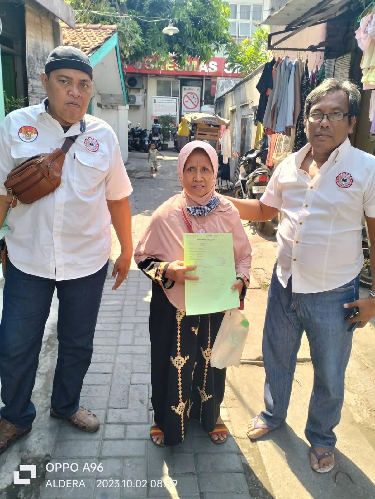 Ormas Aldera Bantu Seorang Janda Sebatangkara Rujuk ke Rumah Sakit