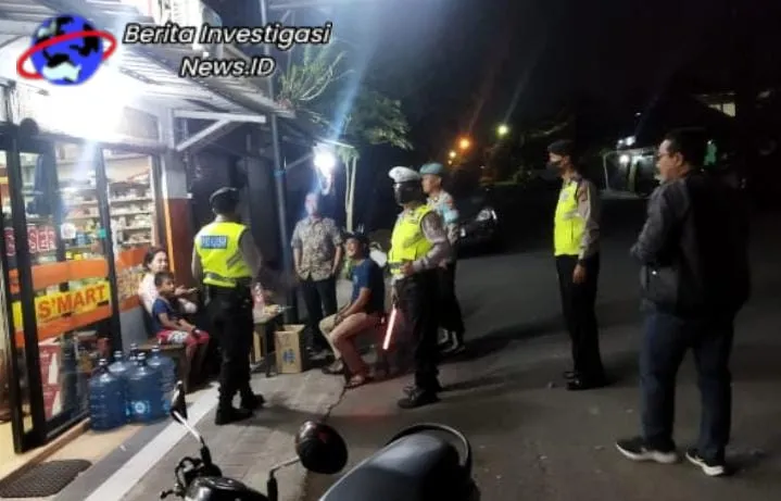 Blue Light Patrol Polsek Dentim Tingkatkan Keamanan Malam Hingga Dini Hari