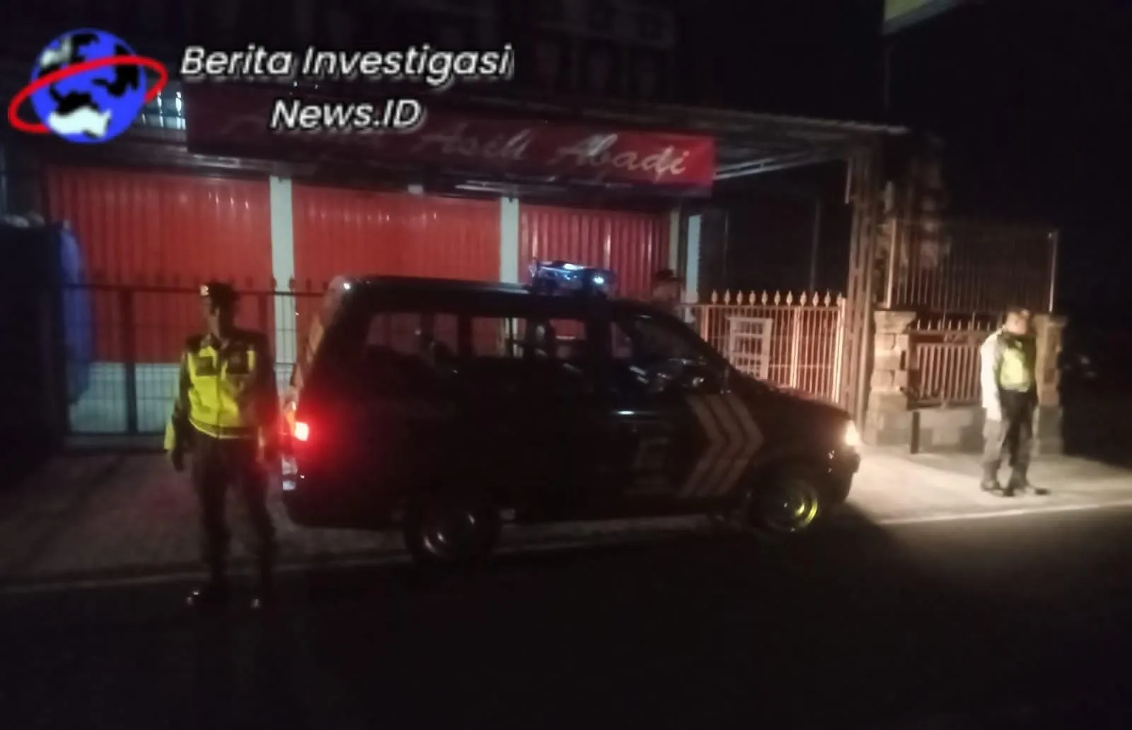 CAK Dimalam Hari, Polsek Abiansemal Intensifkan Blue Light Patrol