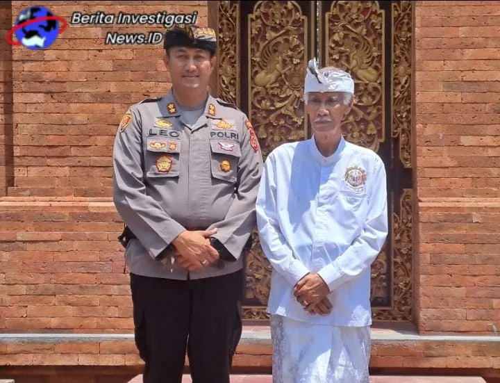 Kapolres Tabanan Silahturahmi ke Puri Kediri