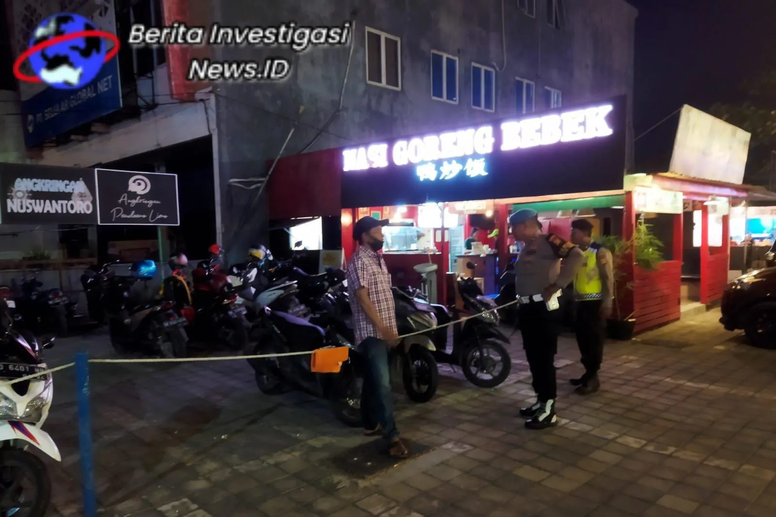Berikan Rasa Aman Dari Guan Kamtibmas Bluelight Patrol Polsek Denbar Hadir Ditengah Masyarakat
