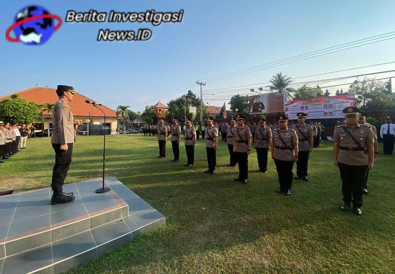 Sertijab Pejabat Utama Dipimpin Kapolres Buleleng
