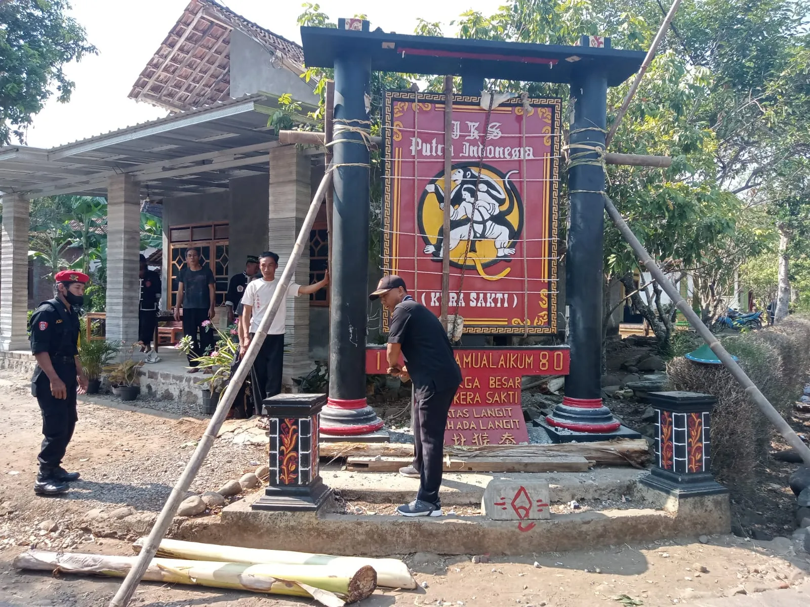43 Tugu Pencak Silat dibongkar Sukarela, Kapolres Ngawi Apresiasi Warga Perguruan
