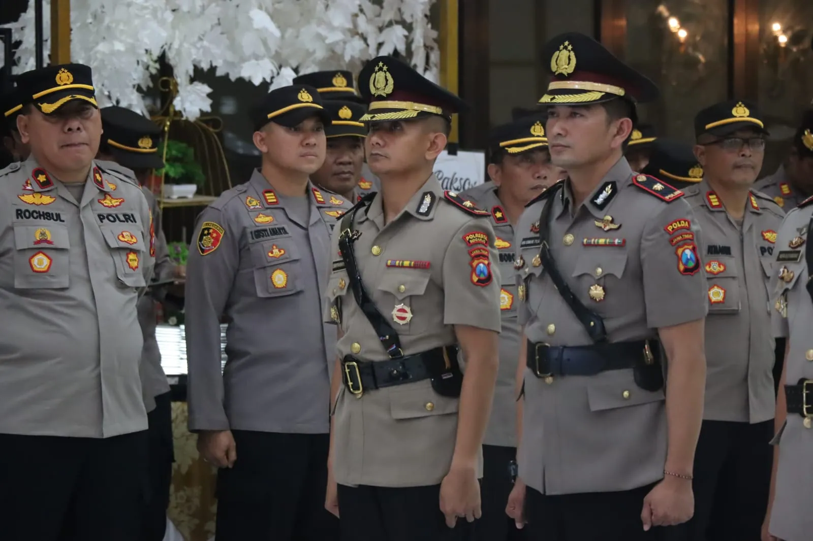 Kapolresta Sidoarjo Pimpin Sertijab Kabag Ops, Kasat Lantas dan Kapolsek Jajaran