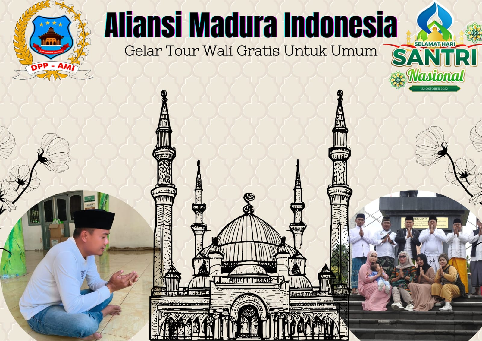 Ultah AMI Ajak Seluruh Masyarakat Tour Wali Secara Gratis