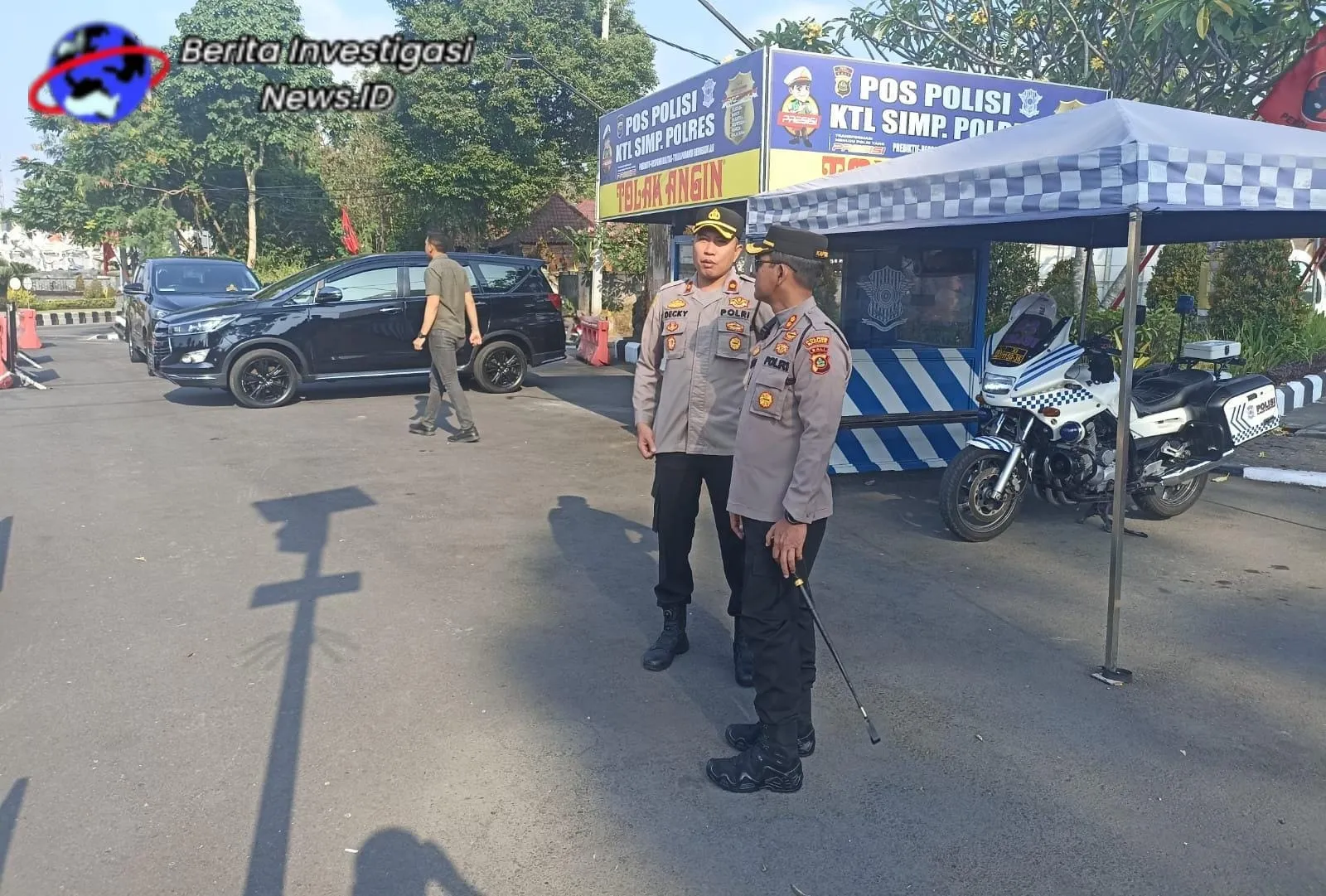 Kapolres Badung AKBP Teguh Priyo Wasono Pantau Pengaturan Arus Lalu Lintas