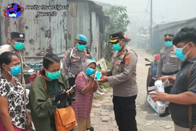 Kebakaran TPA Suwung Meluas, Polda Bali Imbau Masyarakat Sekitar Gunakan Masker.