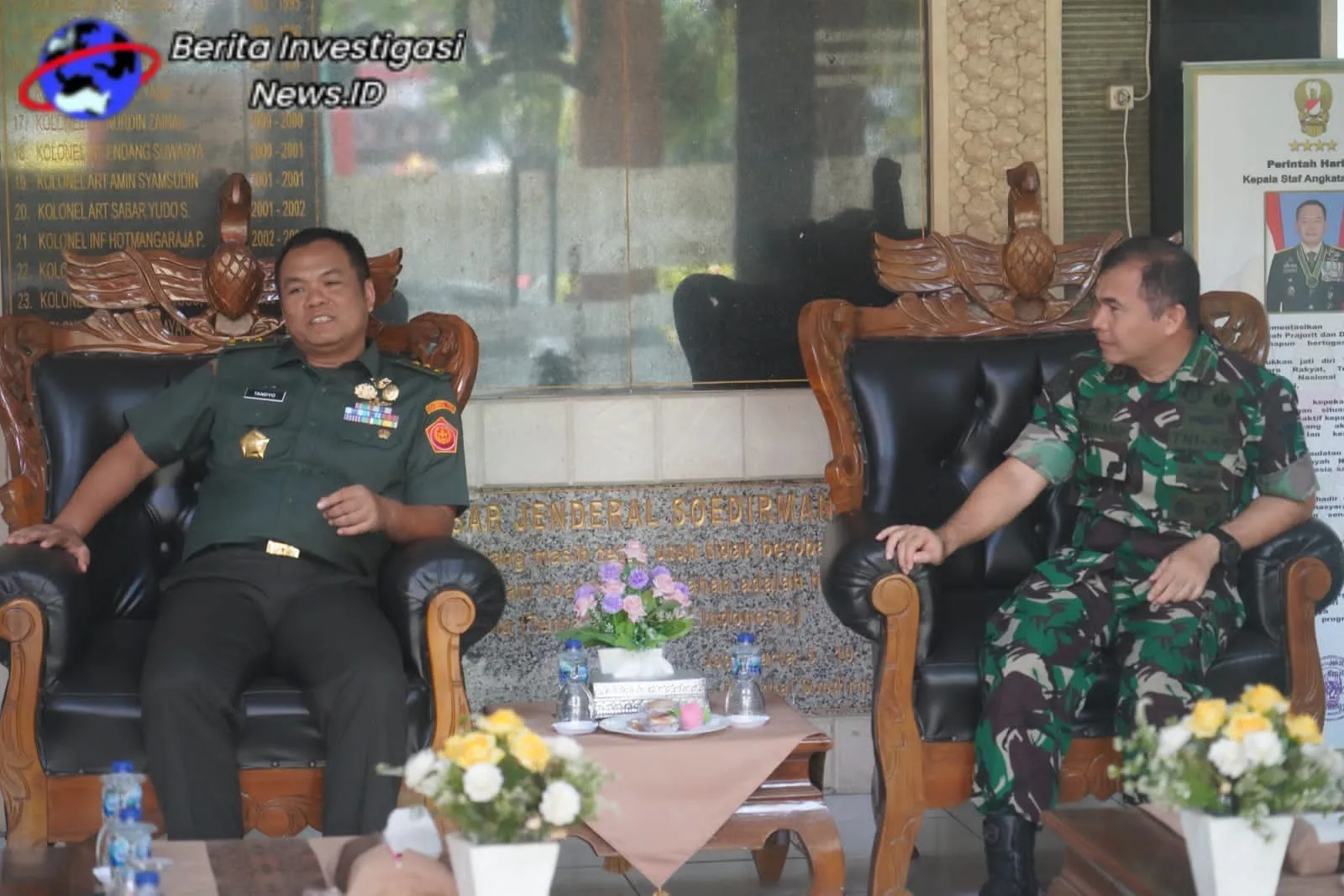 Monev dan Sosialisasi Diklat Bela Negara di Korem 163 Wirasatya