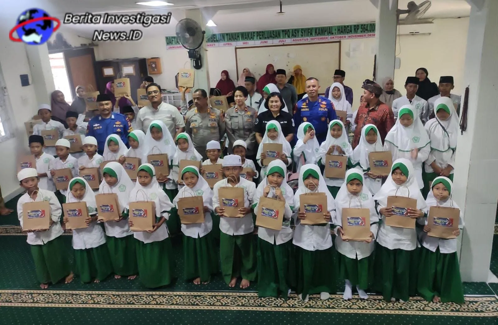 Minggu Kasih Polda Bali Kepada Masyarakat &amp; Anak Anak TPQ Asy-Syifa