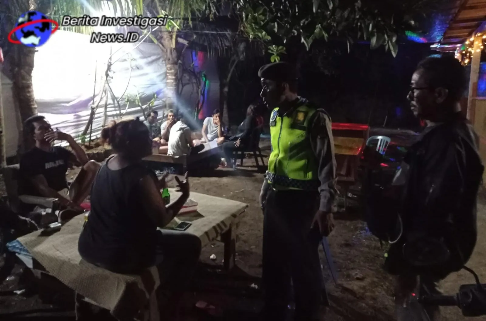 Suara Musik Keras Hingga Larut Malam, Polsek Dentim Respon Cepat Datangi Lokasi