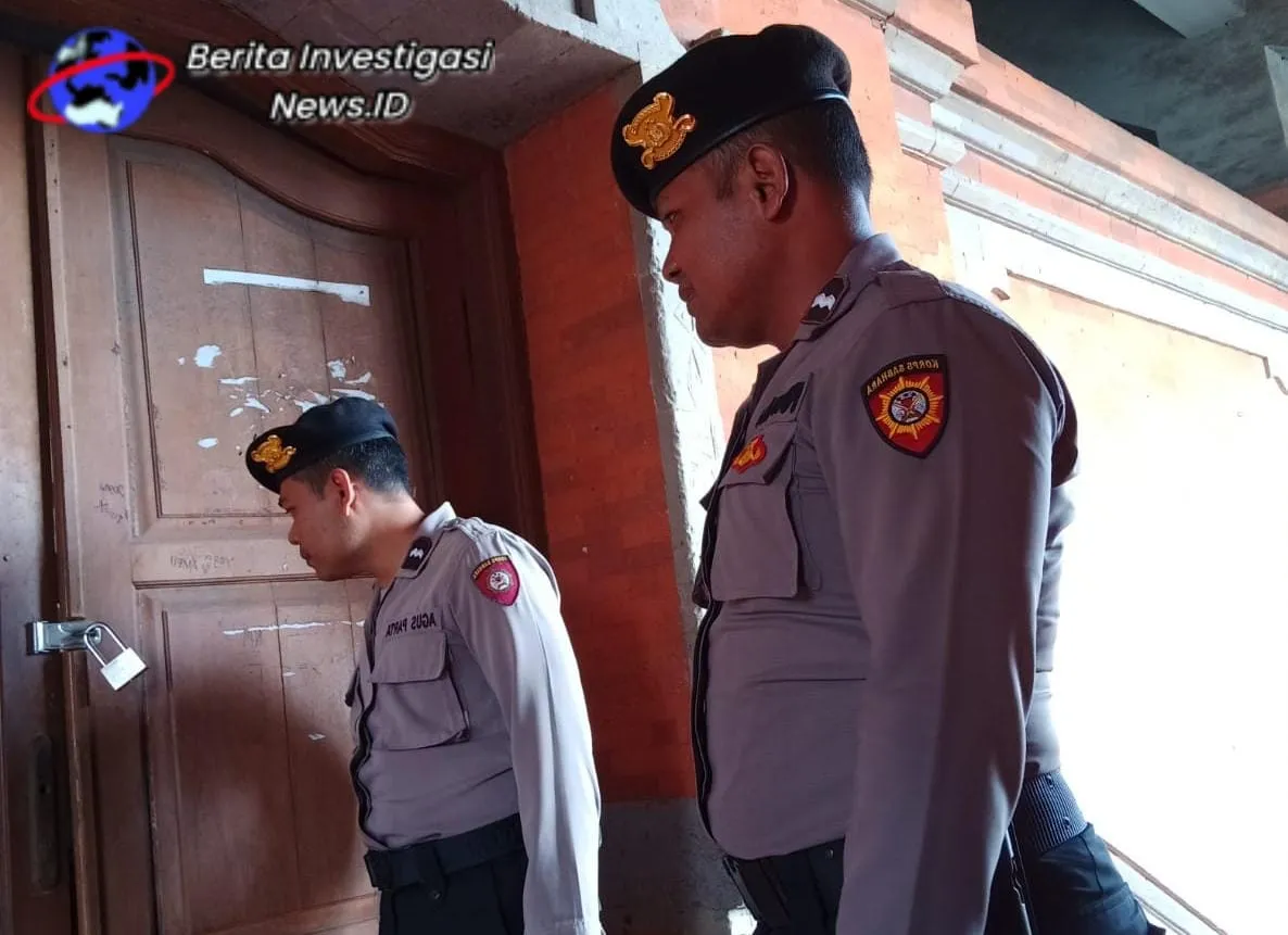 Tahapan Pemilu Dimulai, Polresta Denpasar Laksanakan Pengamanan Kantor KPU